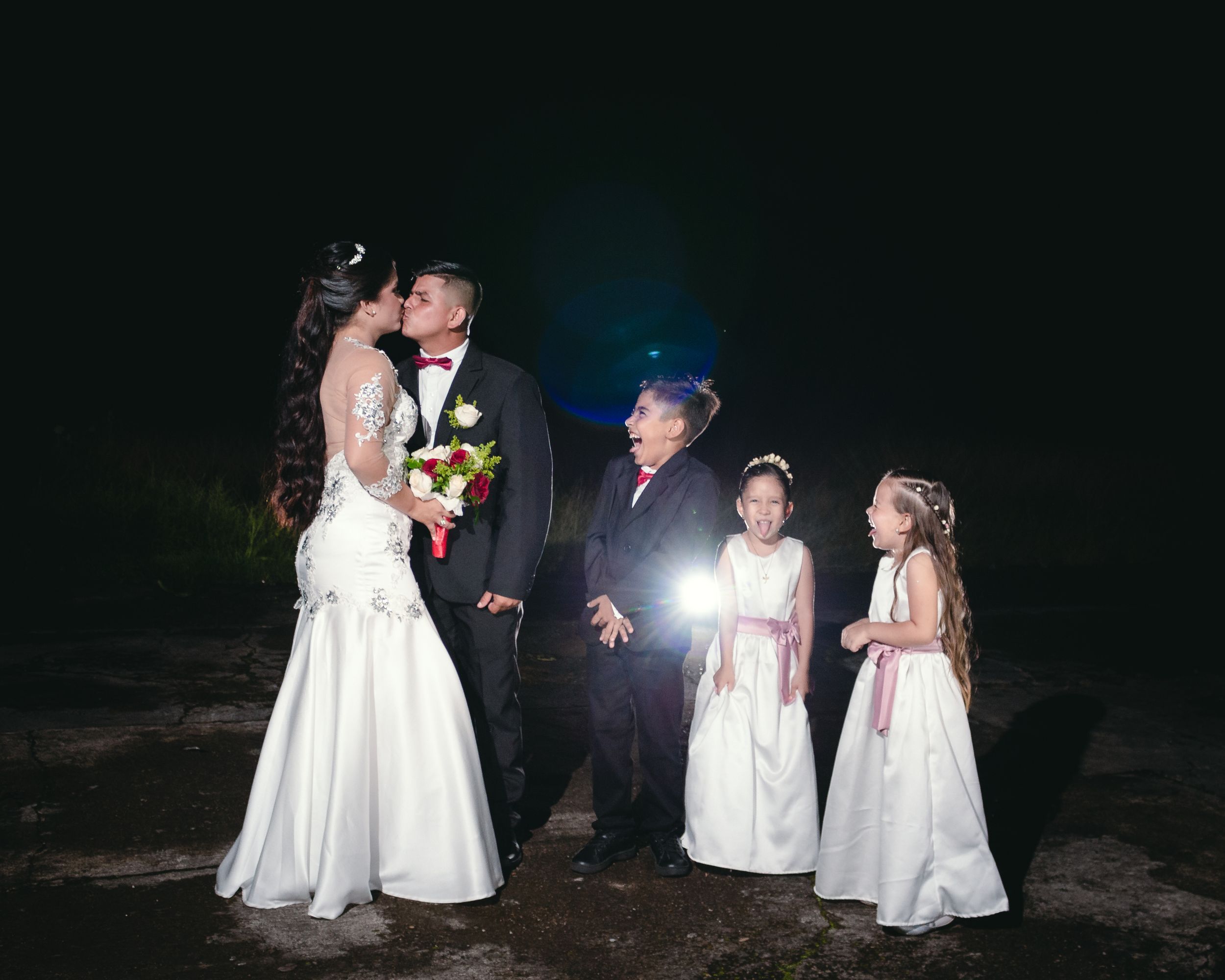 Fotografia de Bodas en Greenville SC, Beso de boda