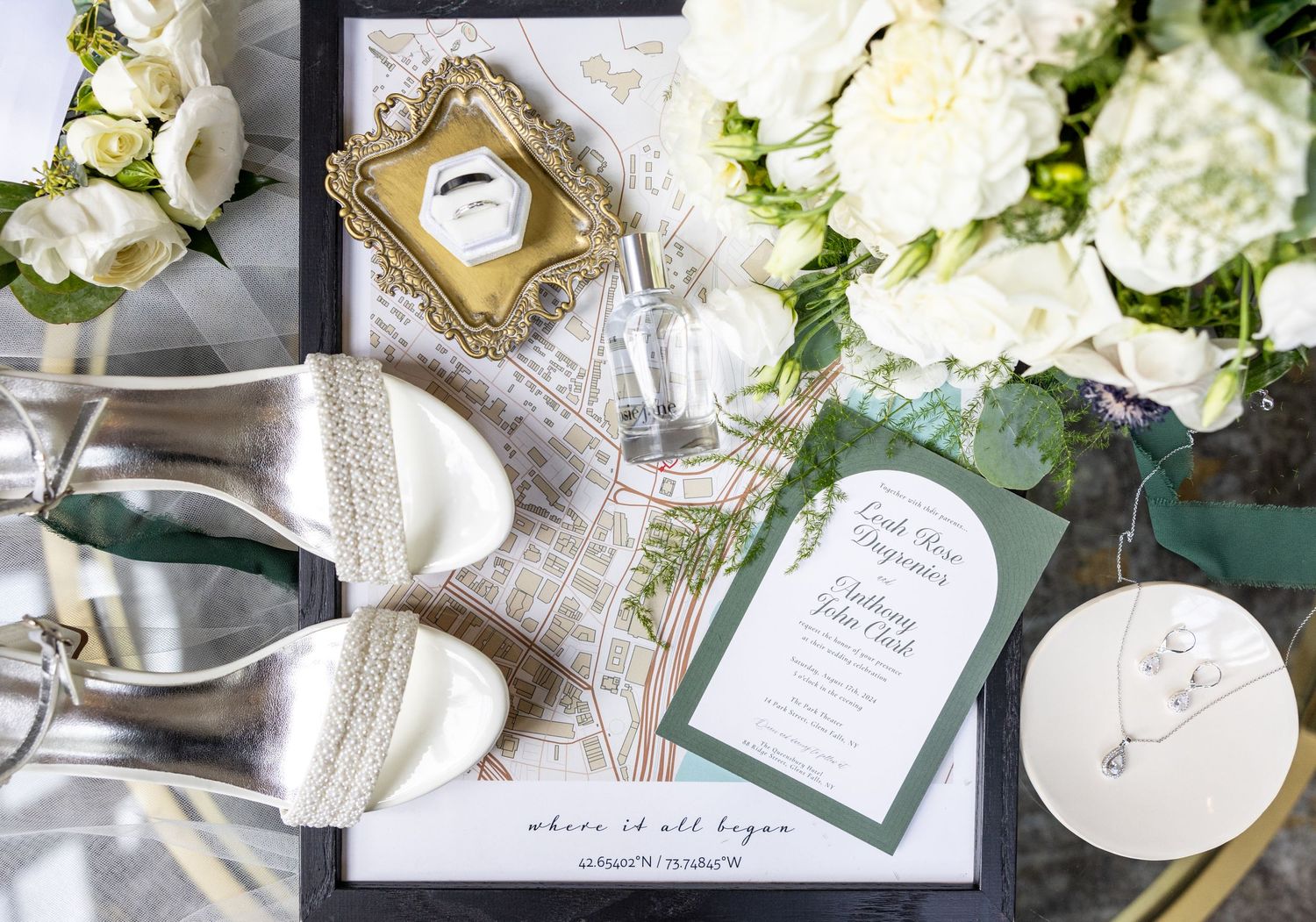 Wedding details, Queensbury Hotel.