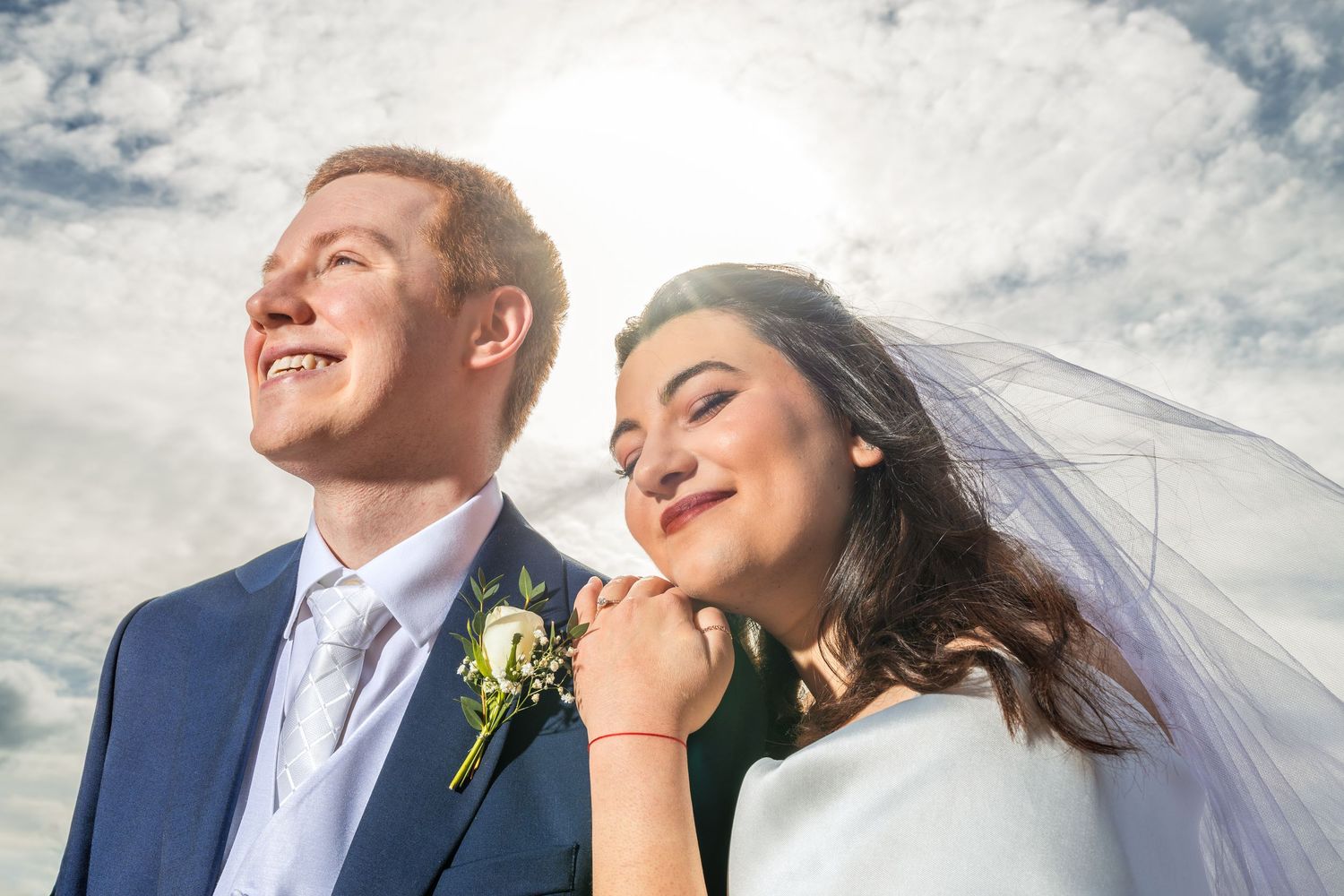 Cooling Castle Barn, epic dramatic wedding photography