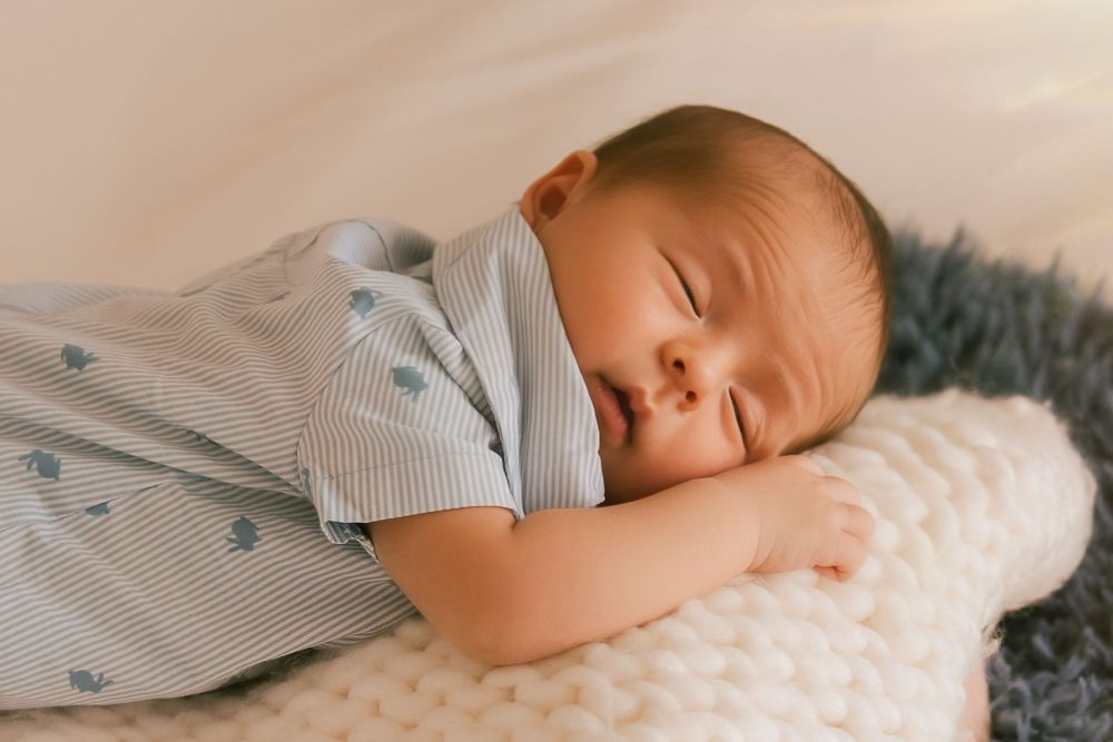 Oklahoma newborn portraits with cinematic style at White Moose Studios - Bethany