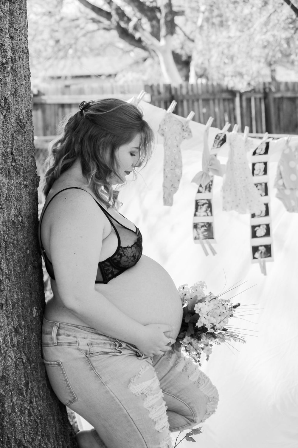Maternity portraits in Oklahoma City celebrating motherhood