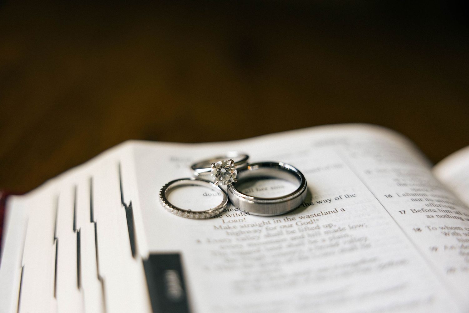 wedding ring detail photos in central, illinois