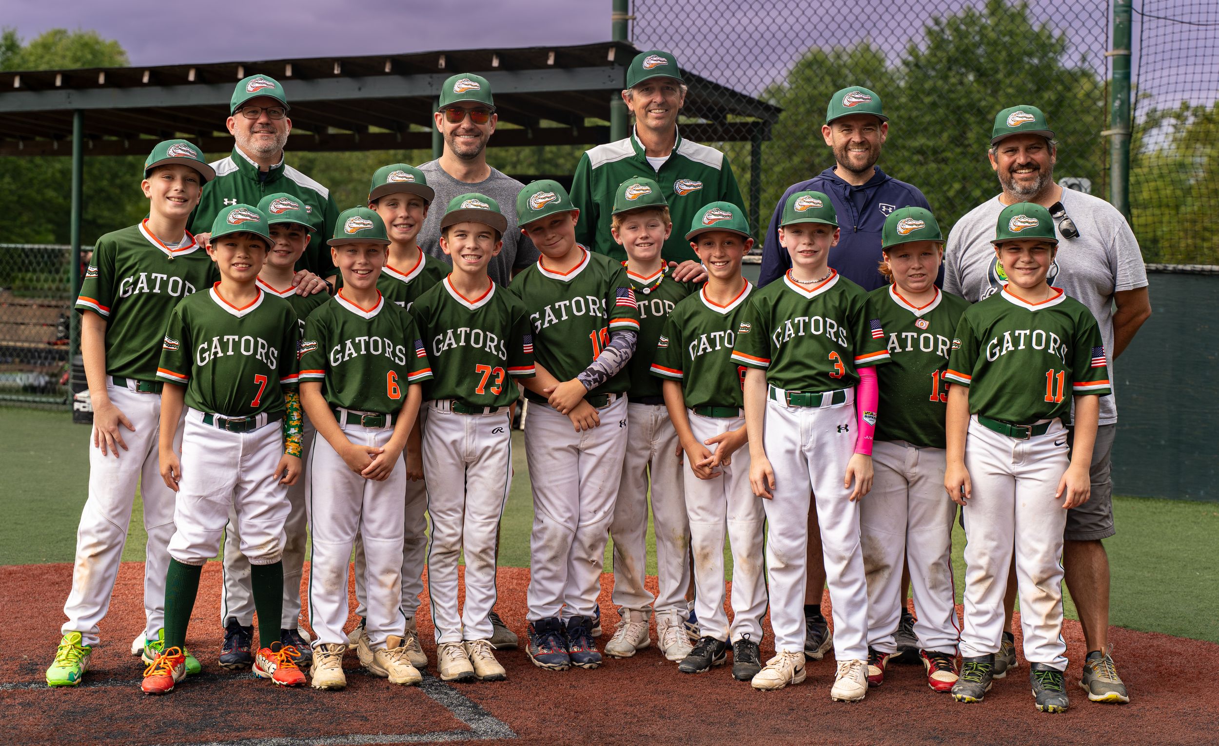 Baseball team photo.