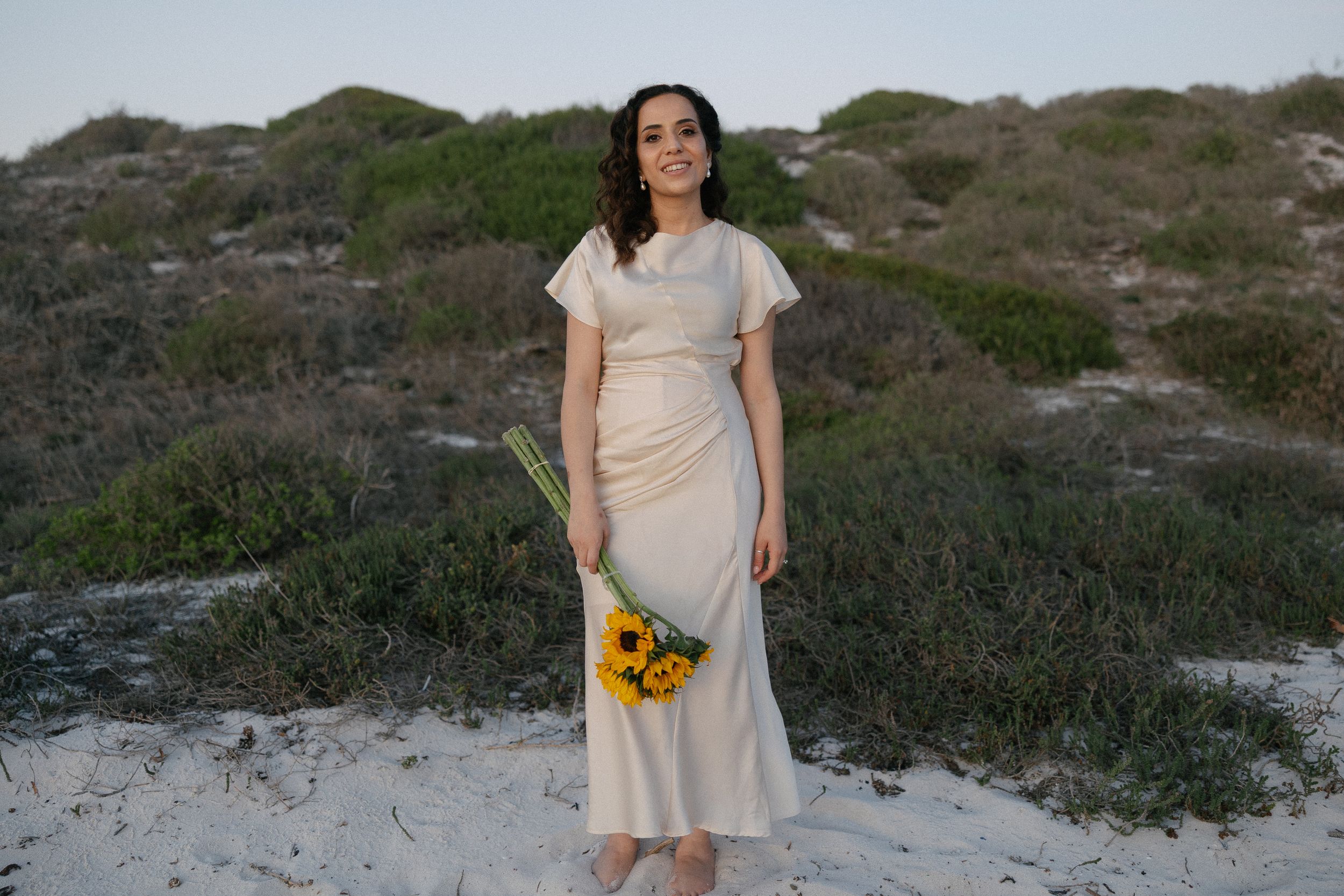 Zainah and Ash in Melkbosstrand engagement photos with Christene de Coning Photography in Cape Town, South Africa.