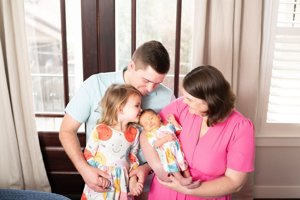 new born session in Houston Heights