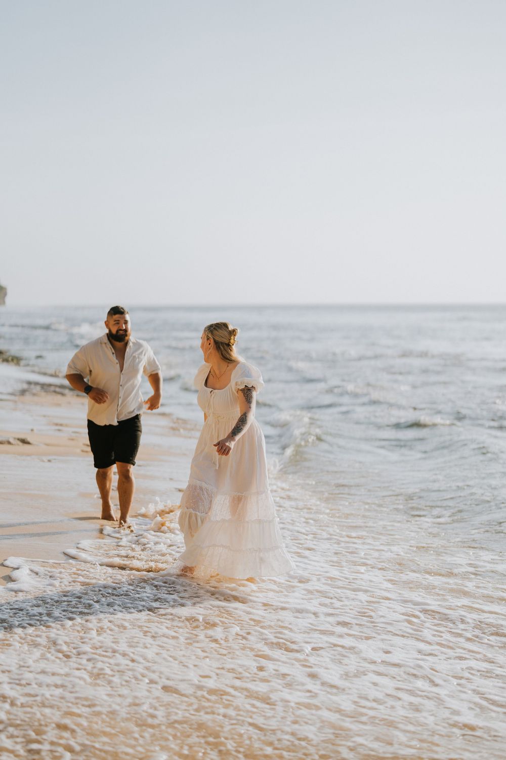 Professional couple photographer at Balangan Beach Bali.