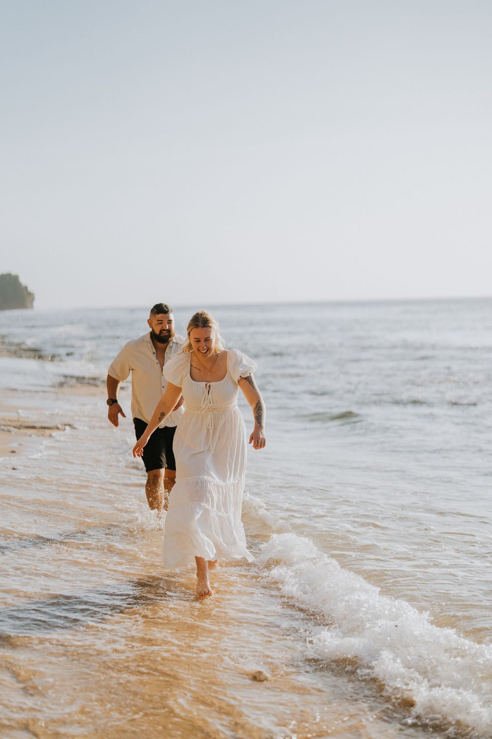 Professional couple photographer at Balangan Beach Bali.