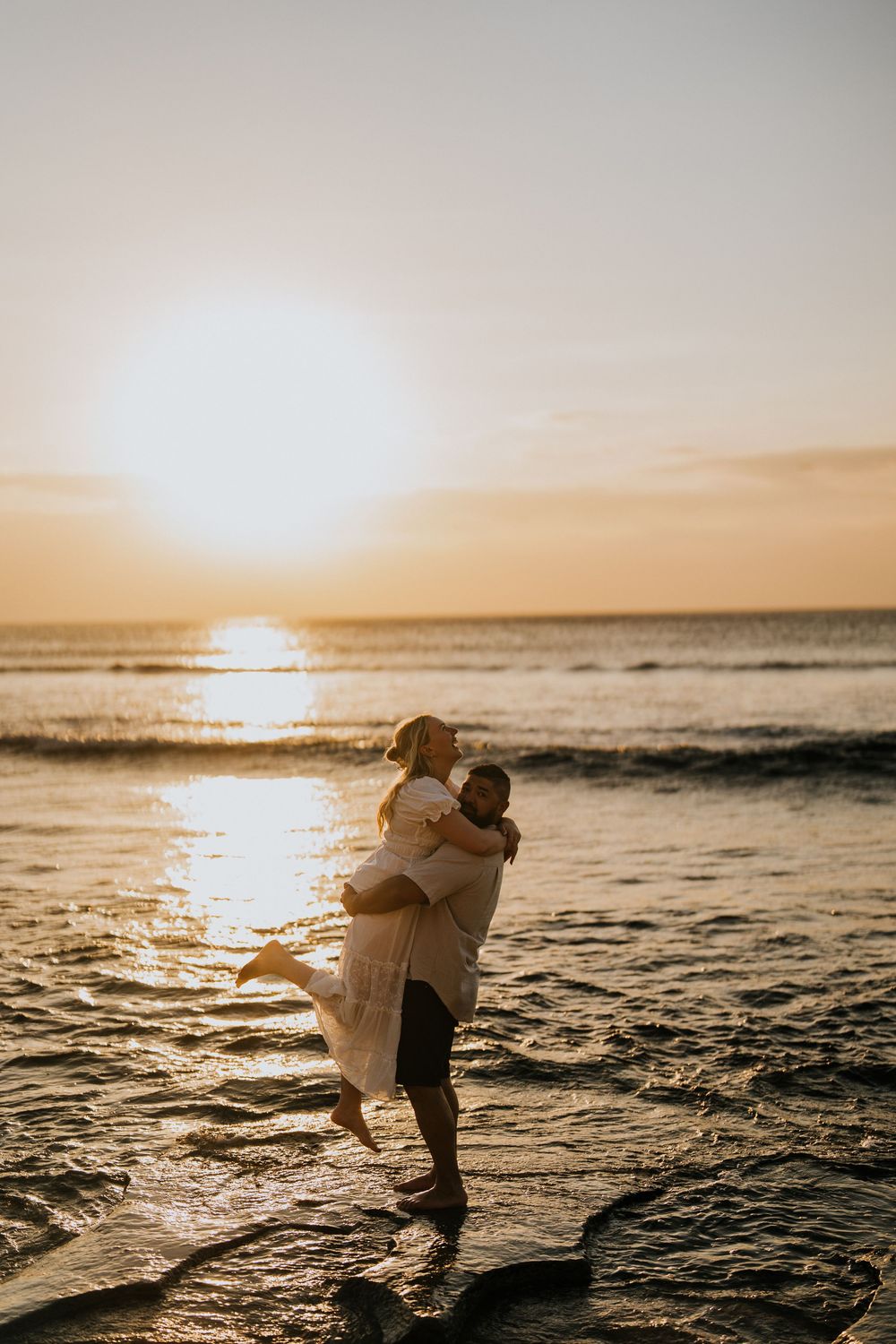Romantic couple photography at Balangan Beach Bali.