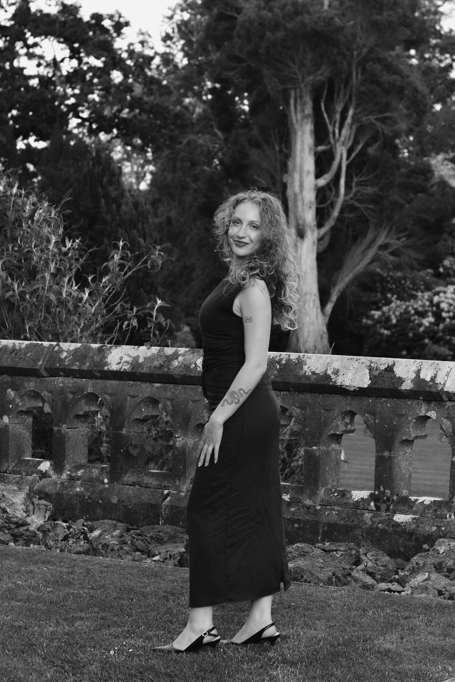 Georgia Leigh in dress