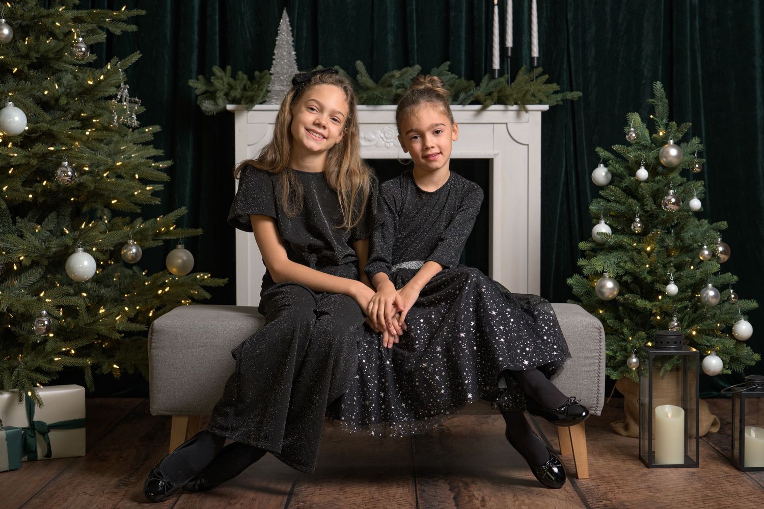 Décor de mini séance de Noël entre Colmar et Strasbourg en Alsace