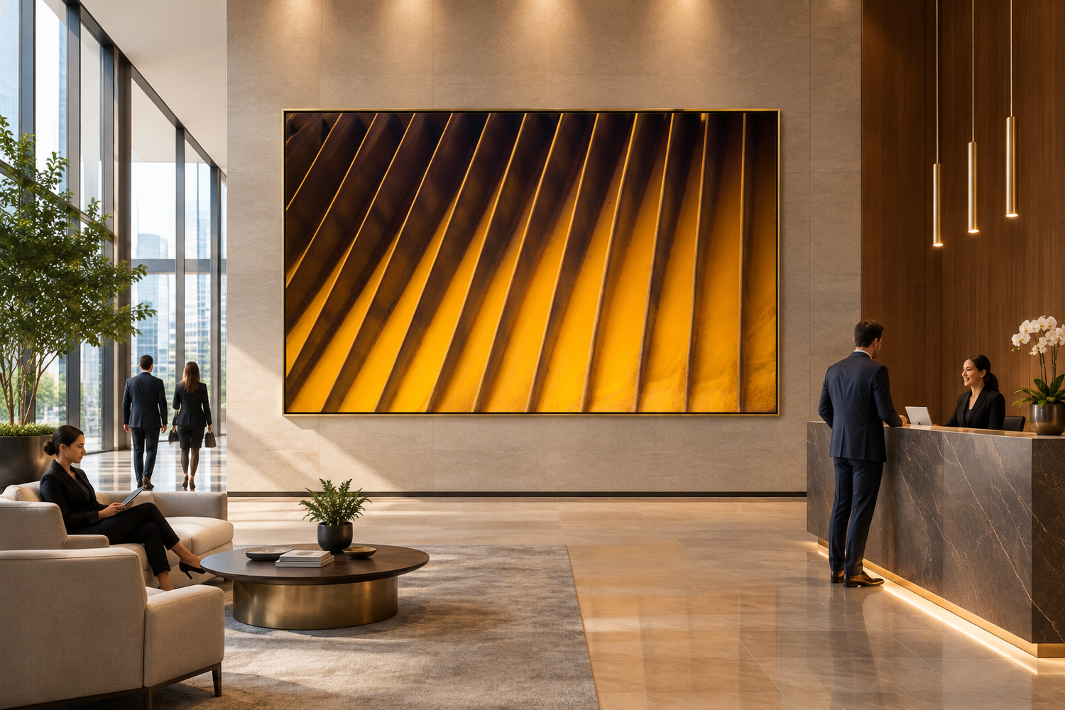architectural and construction photography prints for luxury offices