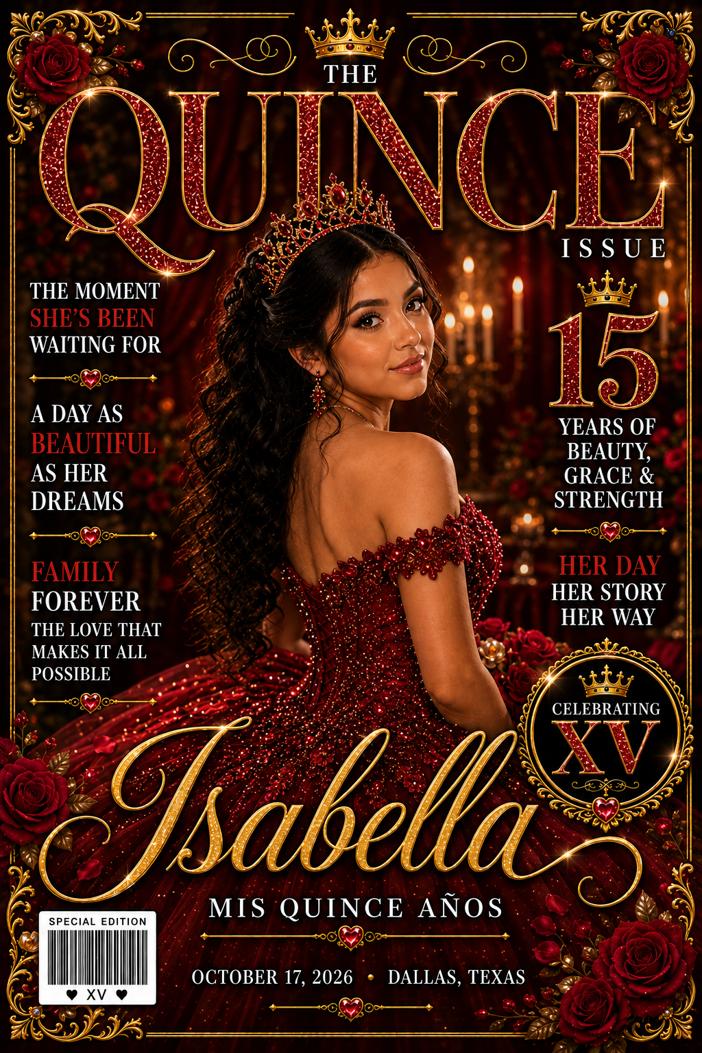 Romantic Rose Quince Magazine Cover