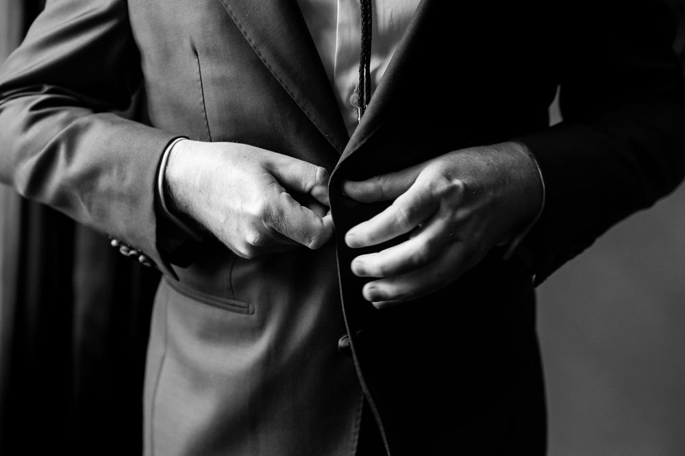 Moody wedding photographer.