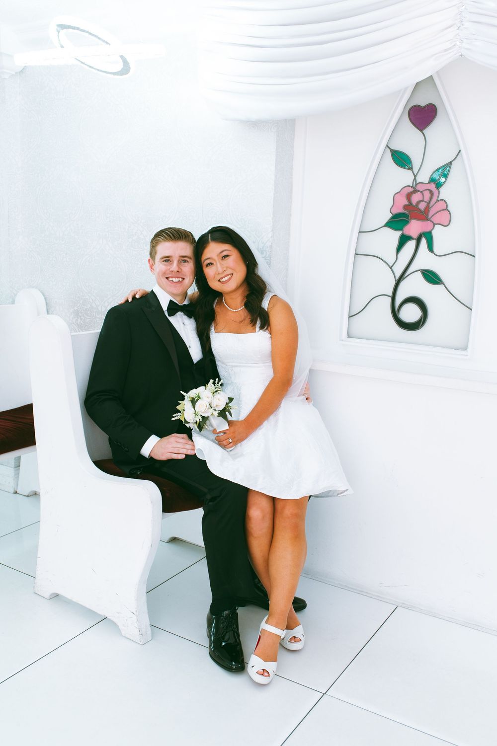 Little White chapel and Las Vegas Strip elopement