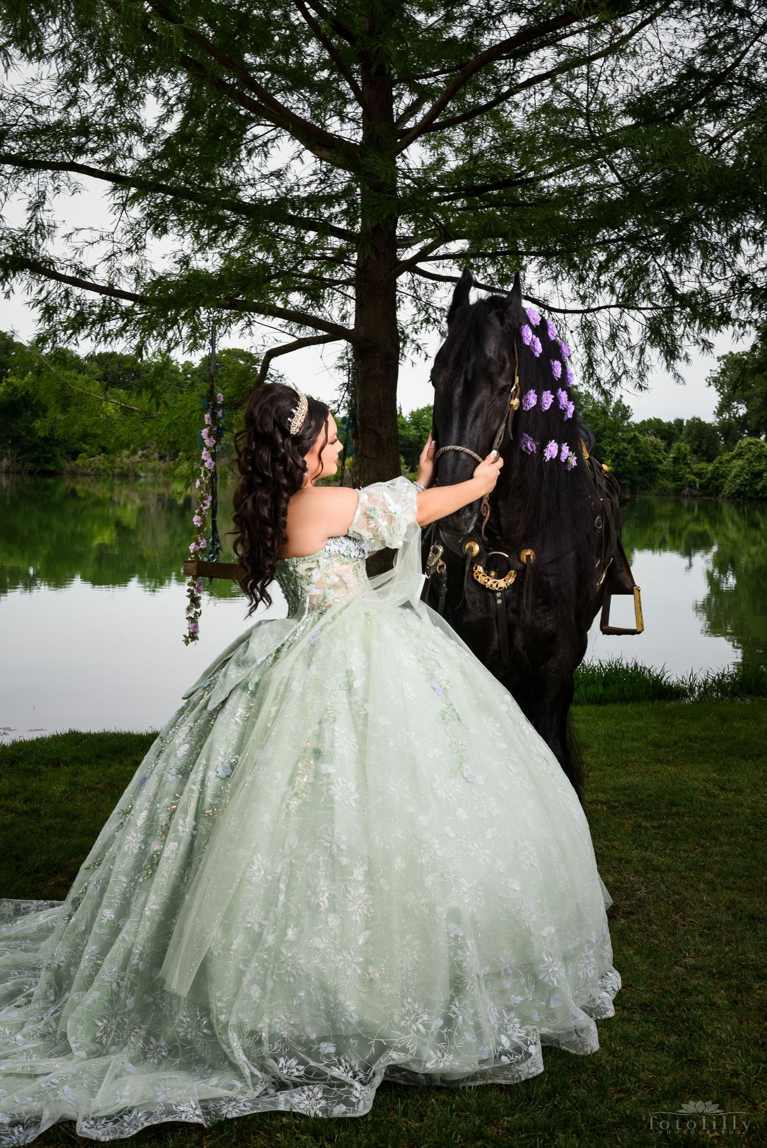 Historic Downtown Grand Prairie quinceañera photography featuring timeless portraits by Fotolilly Photography serving Dallas Fort Worth