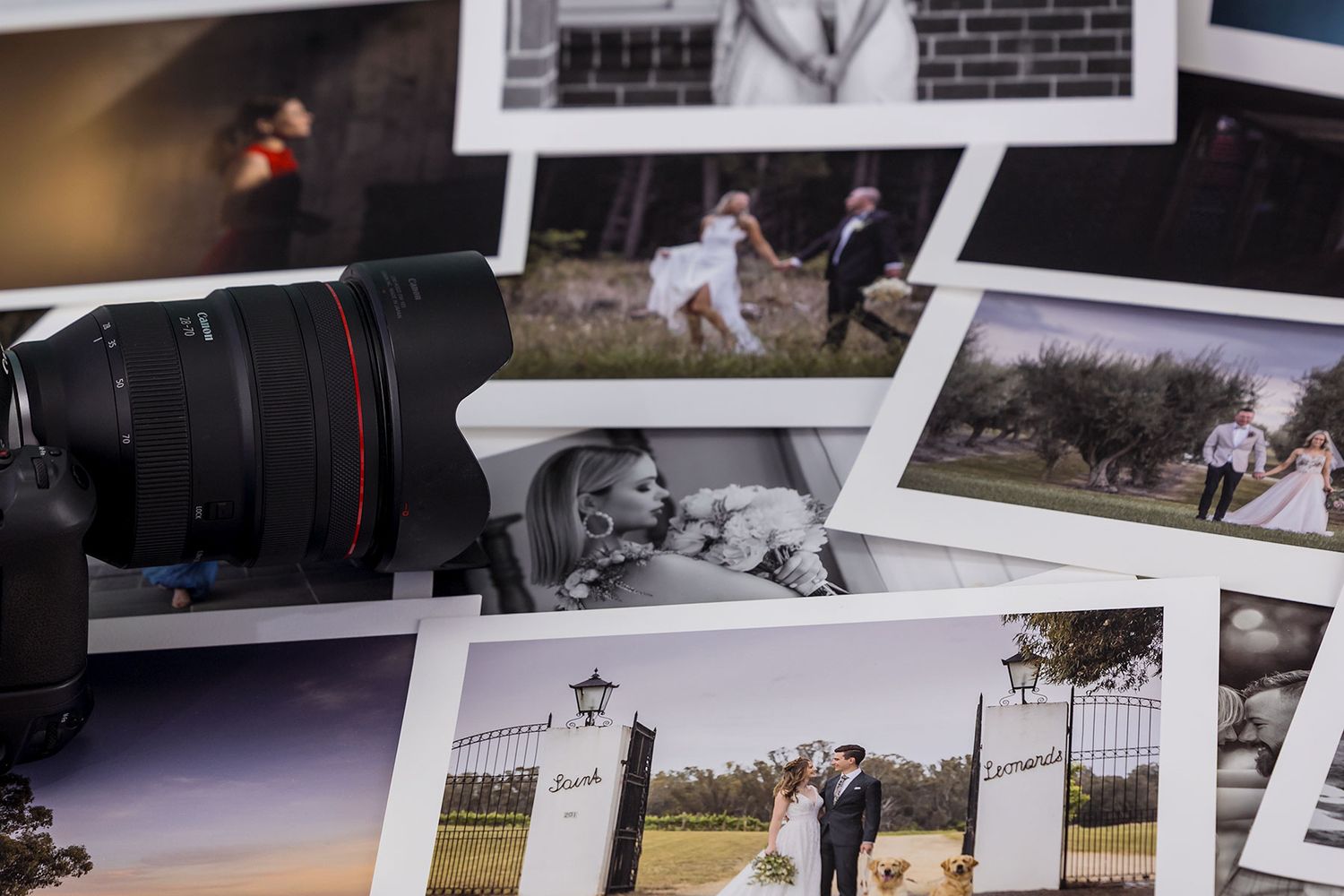 Canon Camera with Fine Art prints on Archival Photography Paper at JRP Studio in Wodonga.