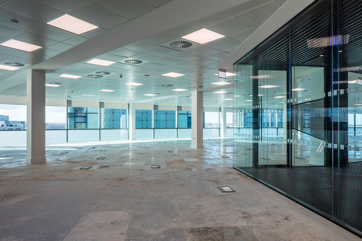 Finished office refurbishment in Liverpool city centre