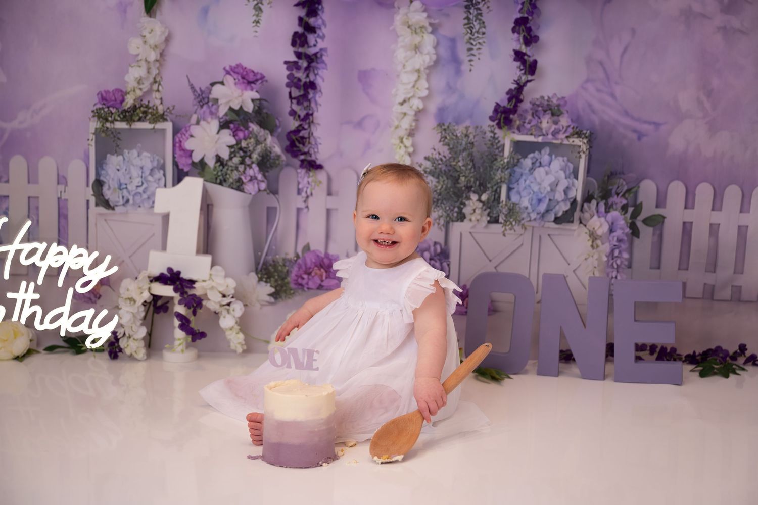 Cake smash photoshoot Aberdeen