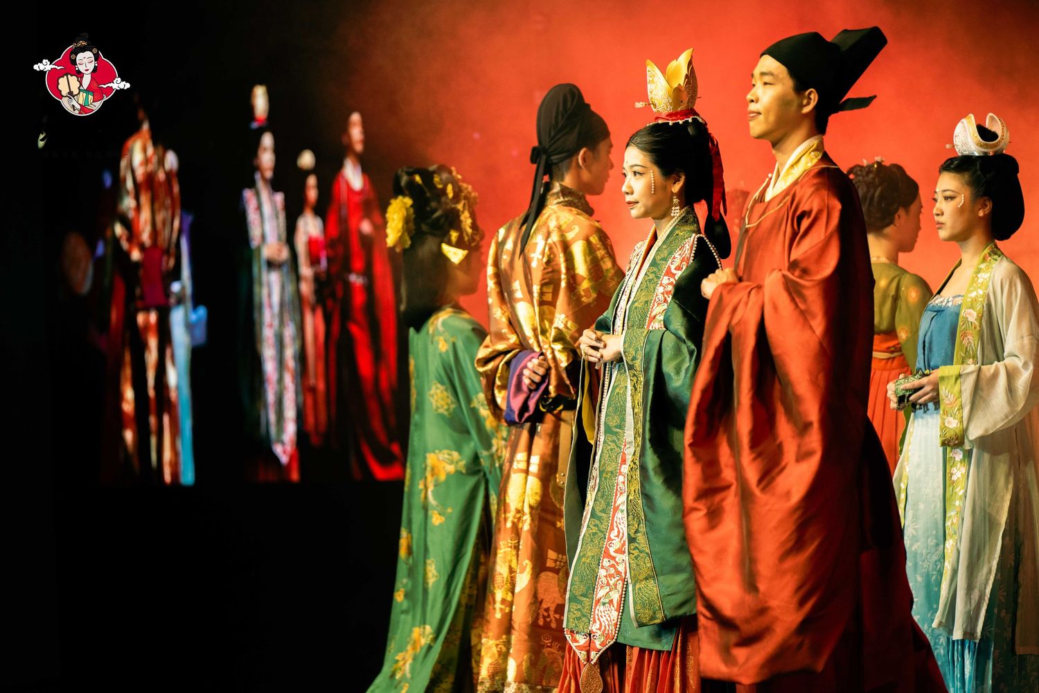 Lively New Year Hanfu market stall event photography capturing cultural portraits and interactions, by an Auckland photographer.