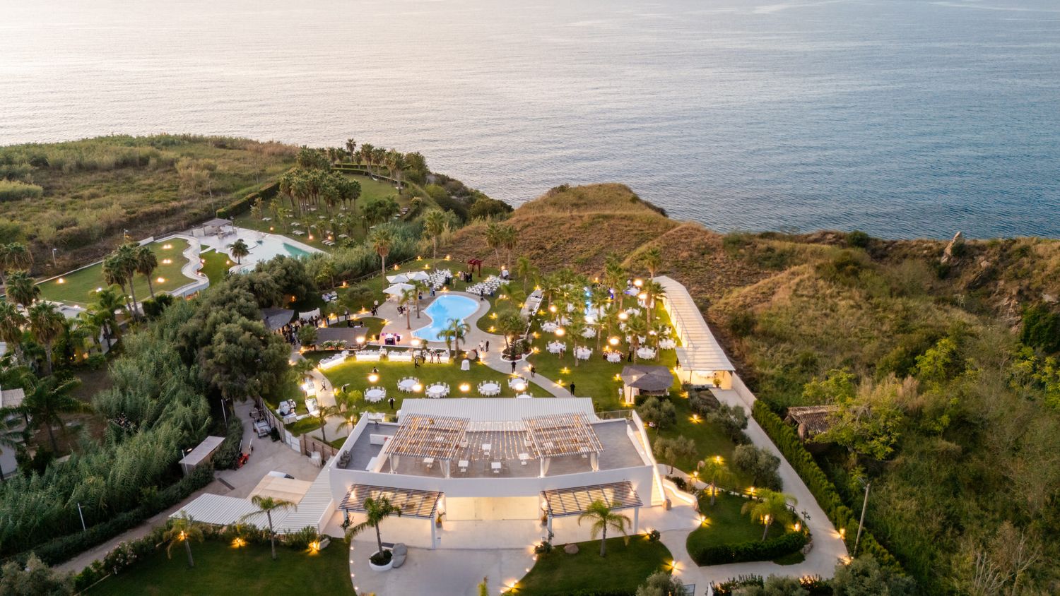 Villa Brunelli Tropea Calabria luxury wedding reception venue