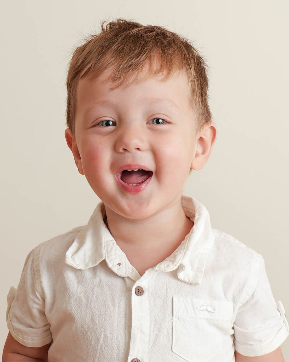 Local studio personality portrait for a milestone session with a one year old in CSRA Augusta, Georgia