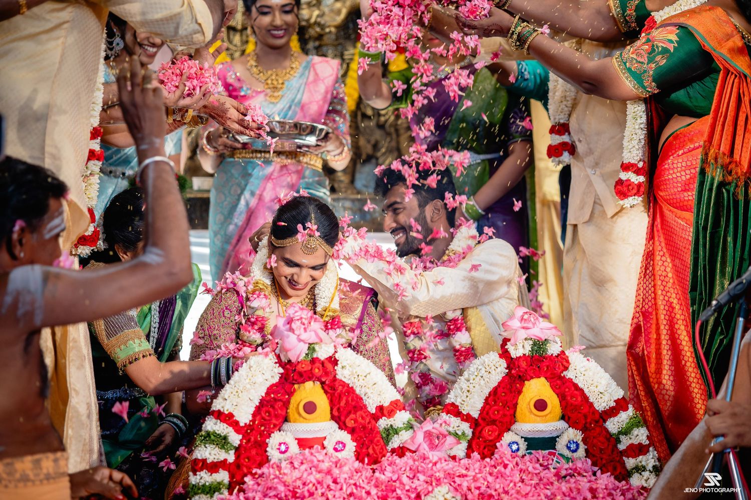 thali moment captured by Jeno Photography