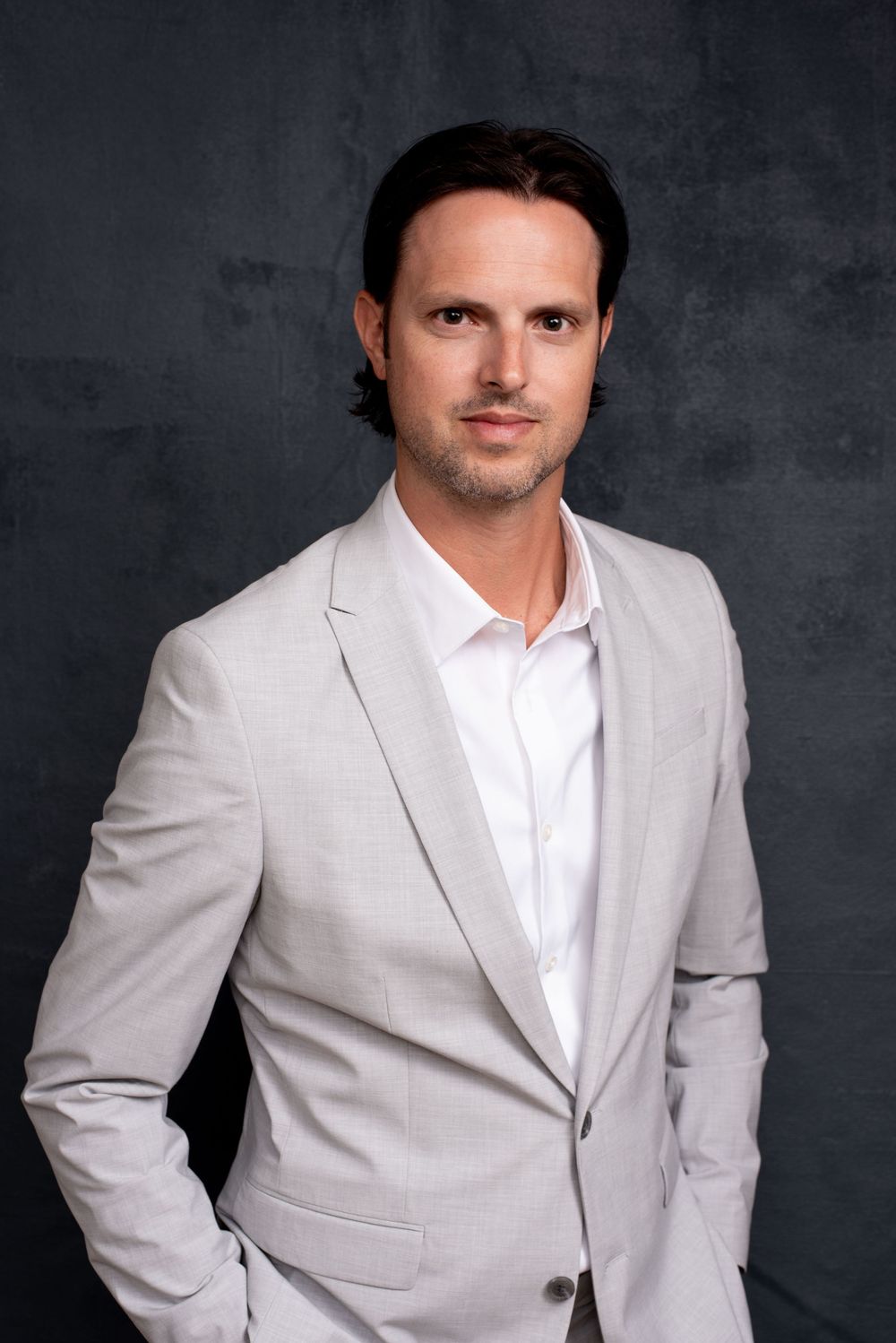 Professional portrait businessman Nashville studio headshot photography