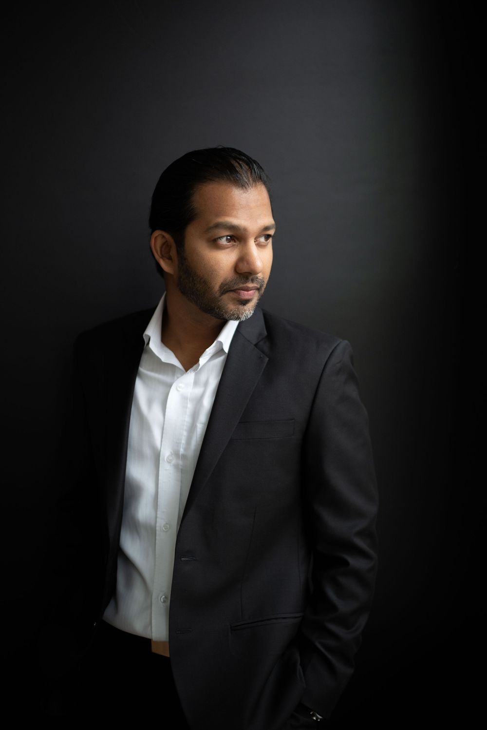 Professional male business headshot Nashville portrait studio Thompson’s Station