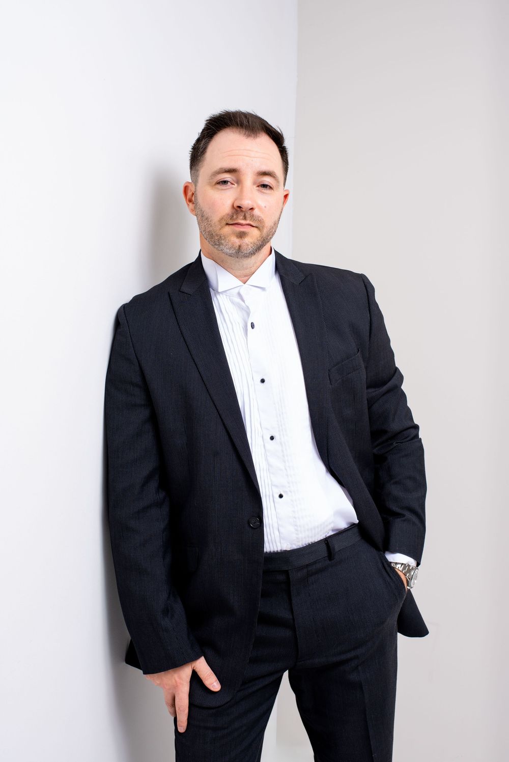 Executive business portrait man Nashville professional headshot studio