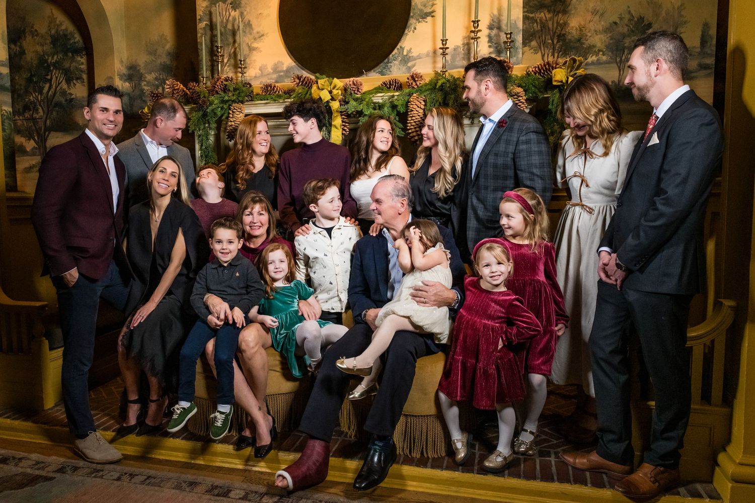 Newport Rhode Island documentary family photographer for family reunions, custom heirloom photo albums Rhode Island, Multi-generation family