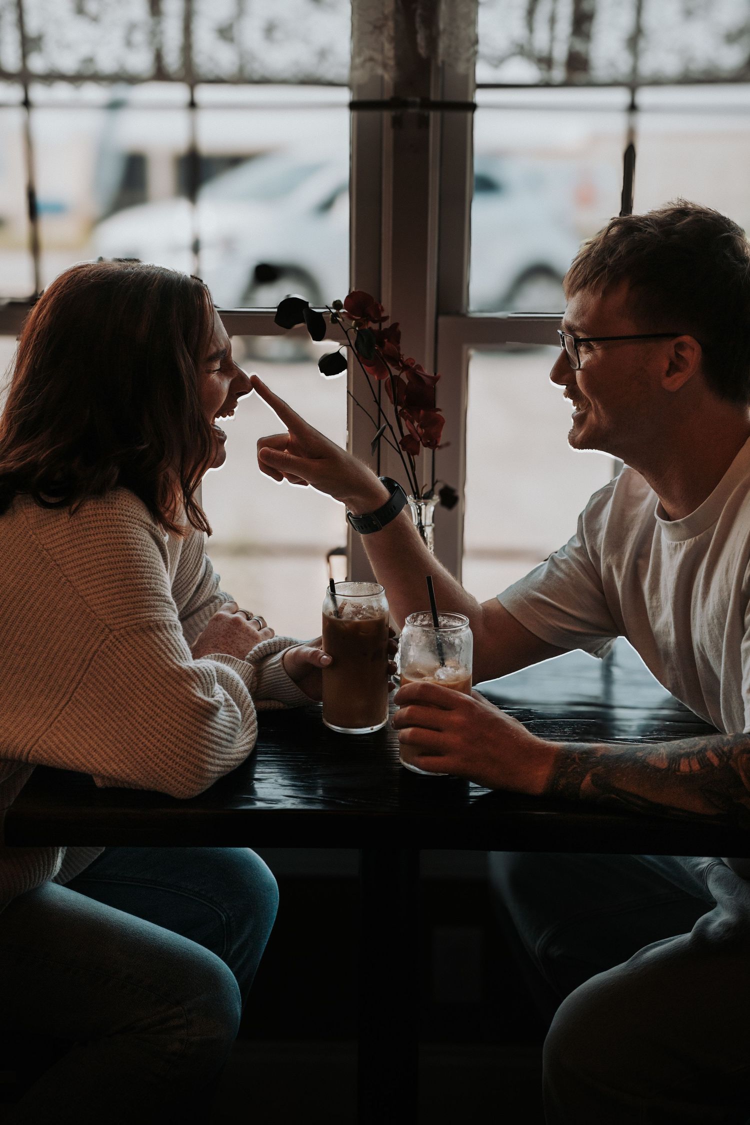 Engagement coffee shop