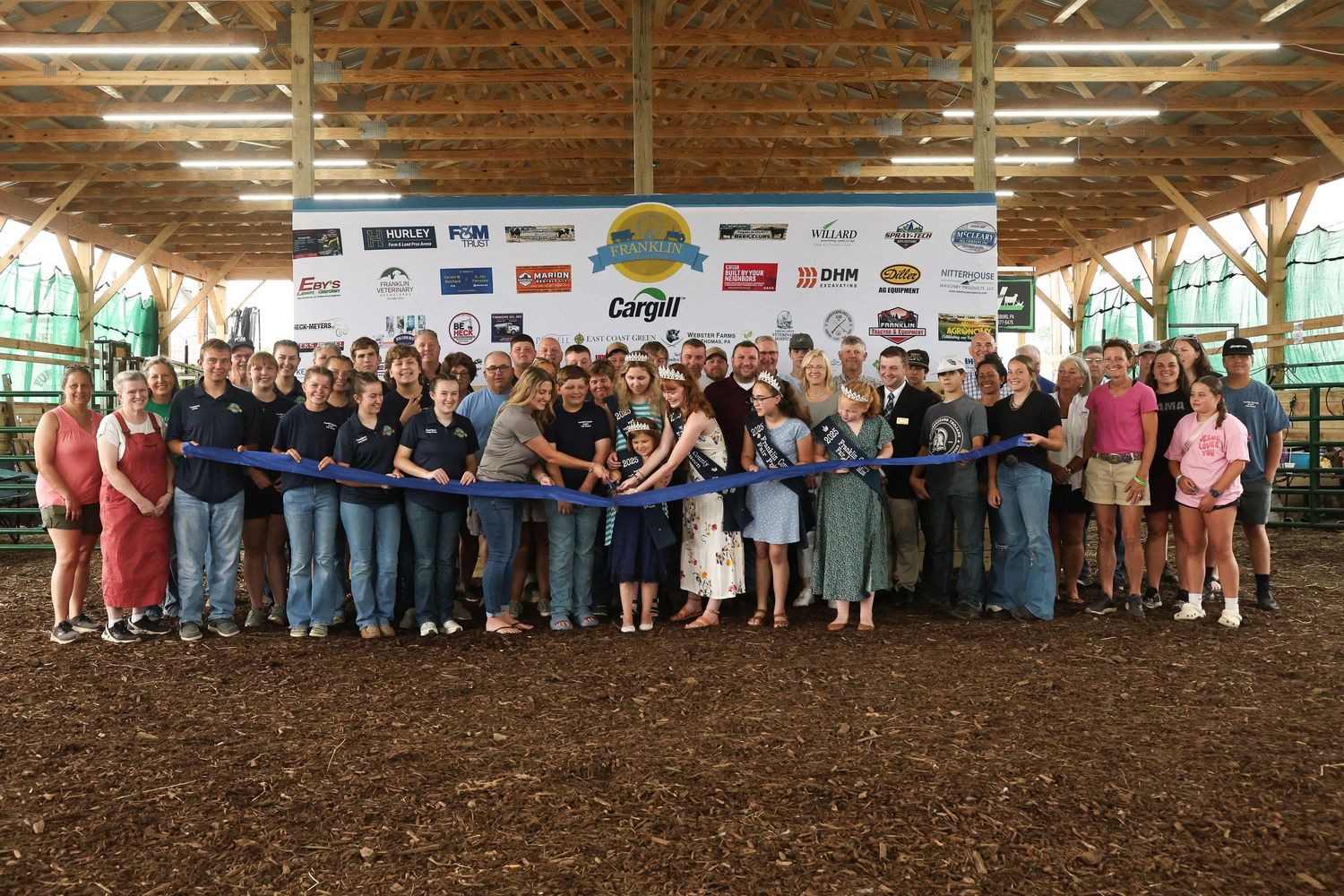 Ribbing Cutting for New Barn at the Franklin County Fair