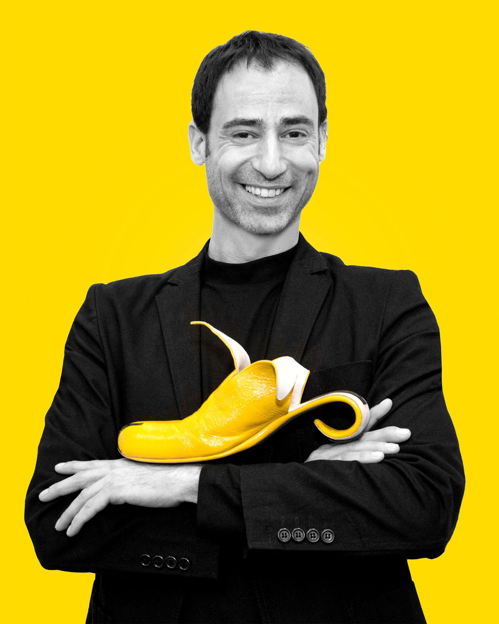 Kobi Levi yellow portrait Jeffrey Tholl photography
