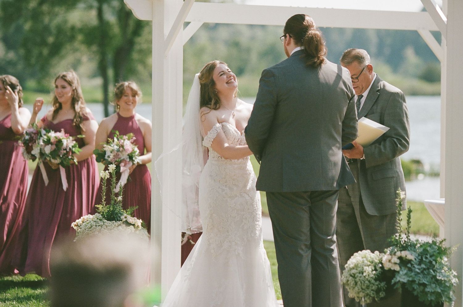 35mm film wedding photography in michigan
