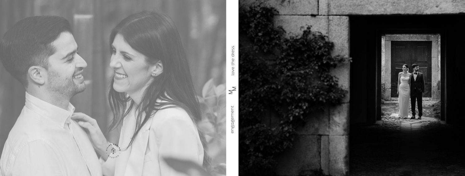 A series of black and white film noir style photographs showing dramatic noir-style scenes with dark lighting and shadows.