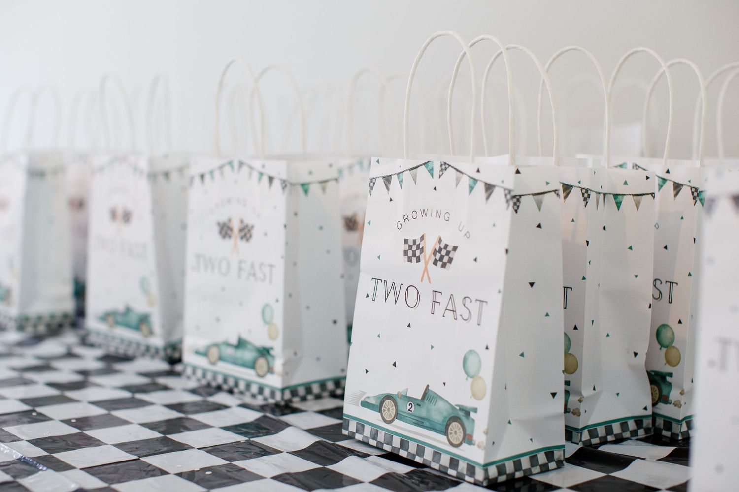 Gift bags for a birthday party in Dorado, Puerto Rico.