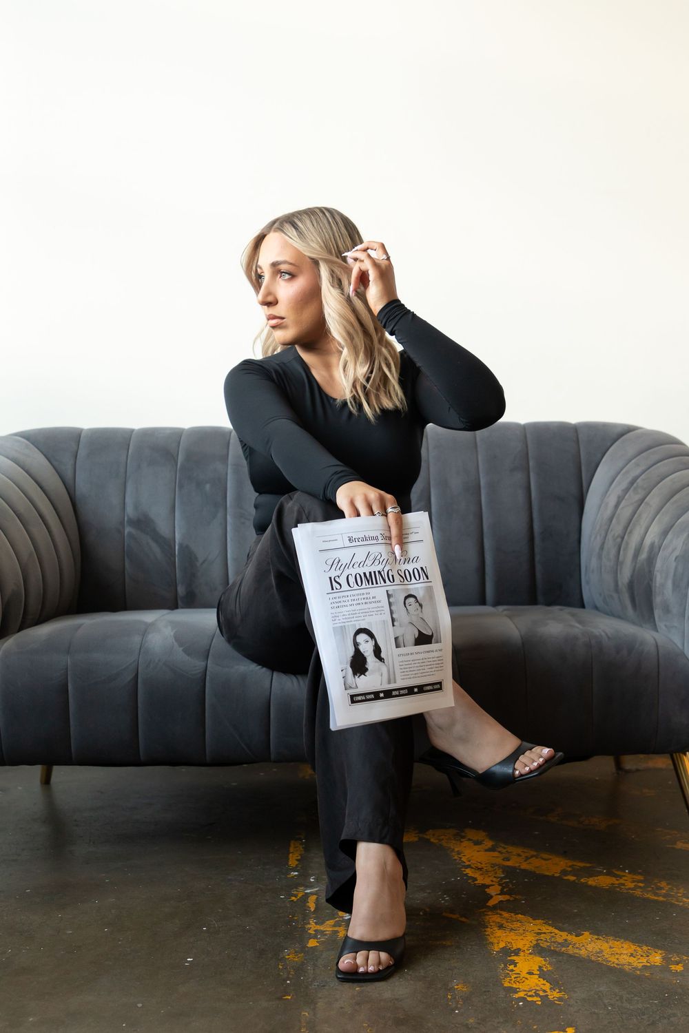 Personal Branding portraits for hairdresser