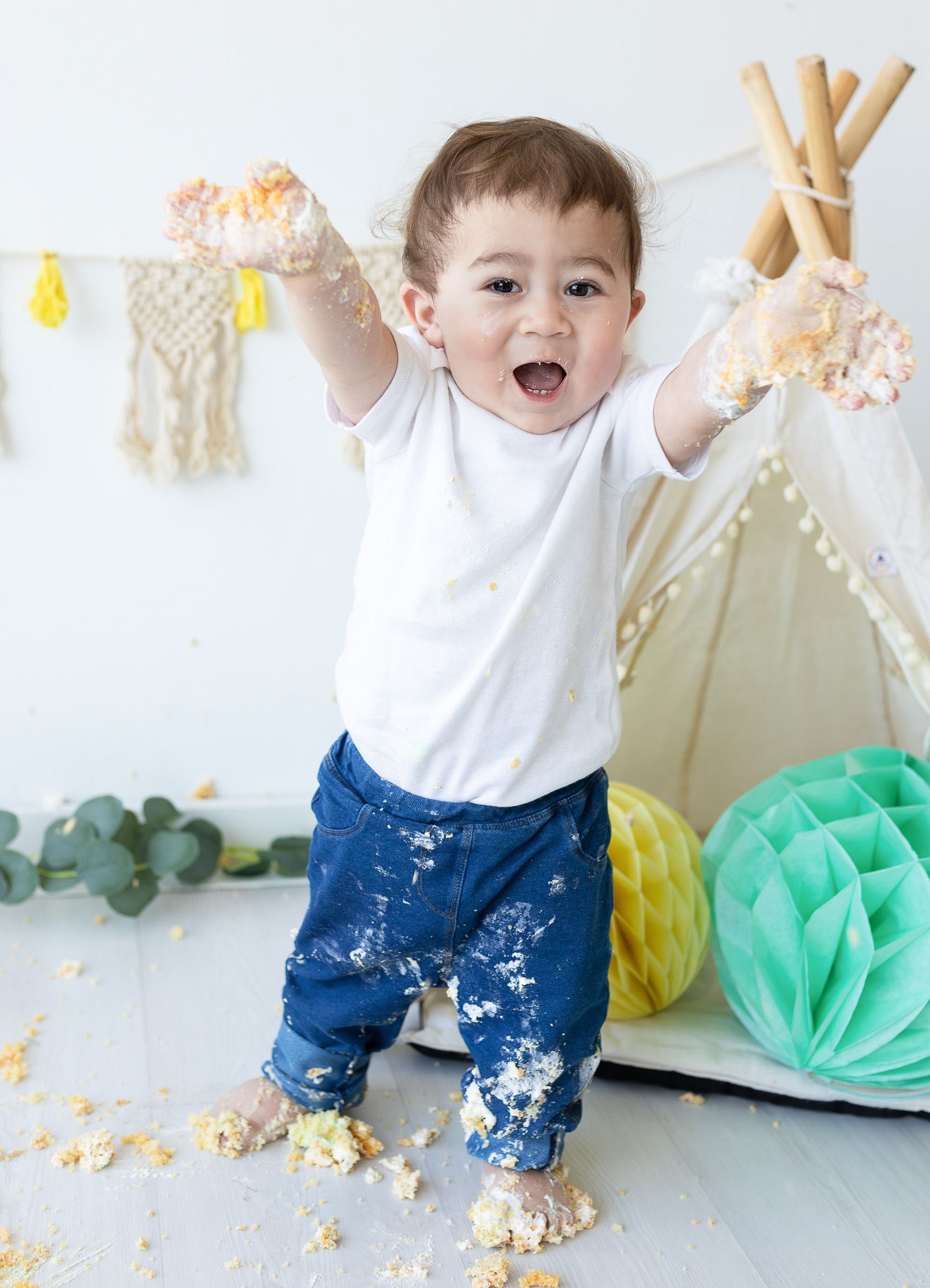 cake smash min fotografía santiago de chile