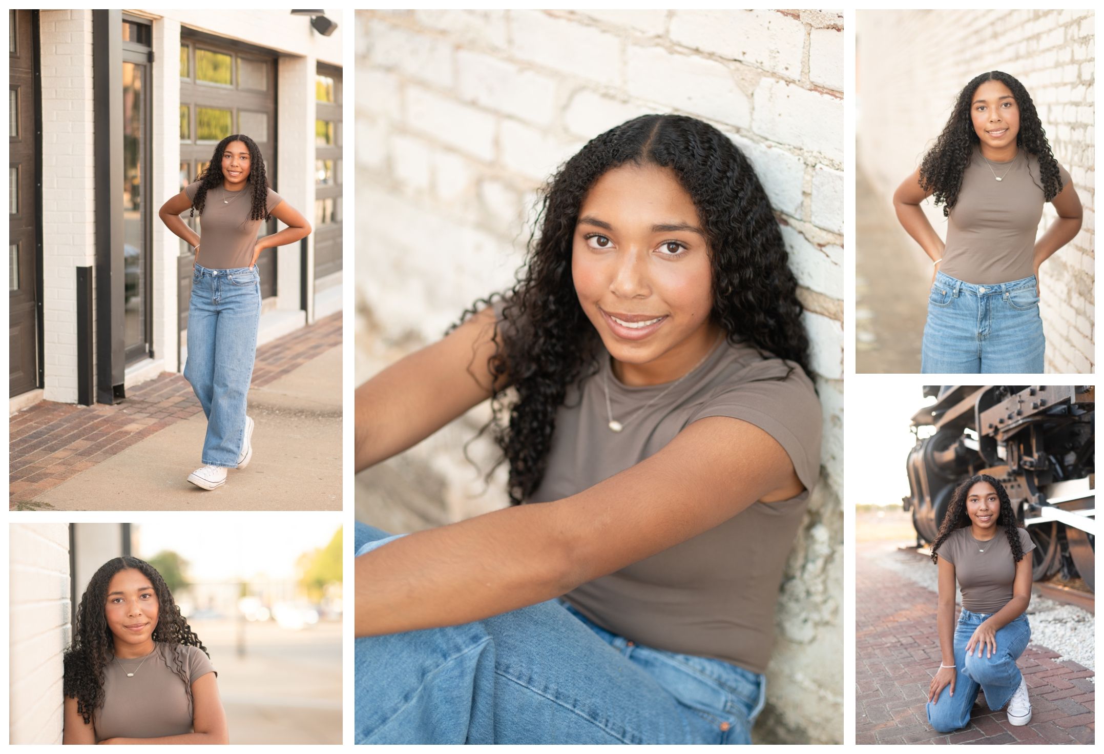 Group 8th Grade Milestone Mini Session in Downtown Bartlesville by Kristi Bray Photography