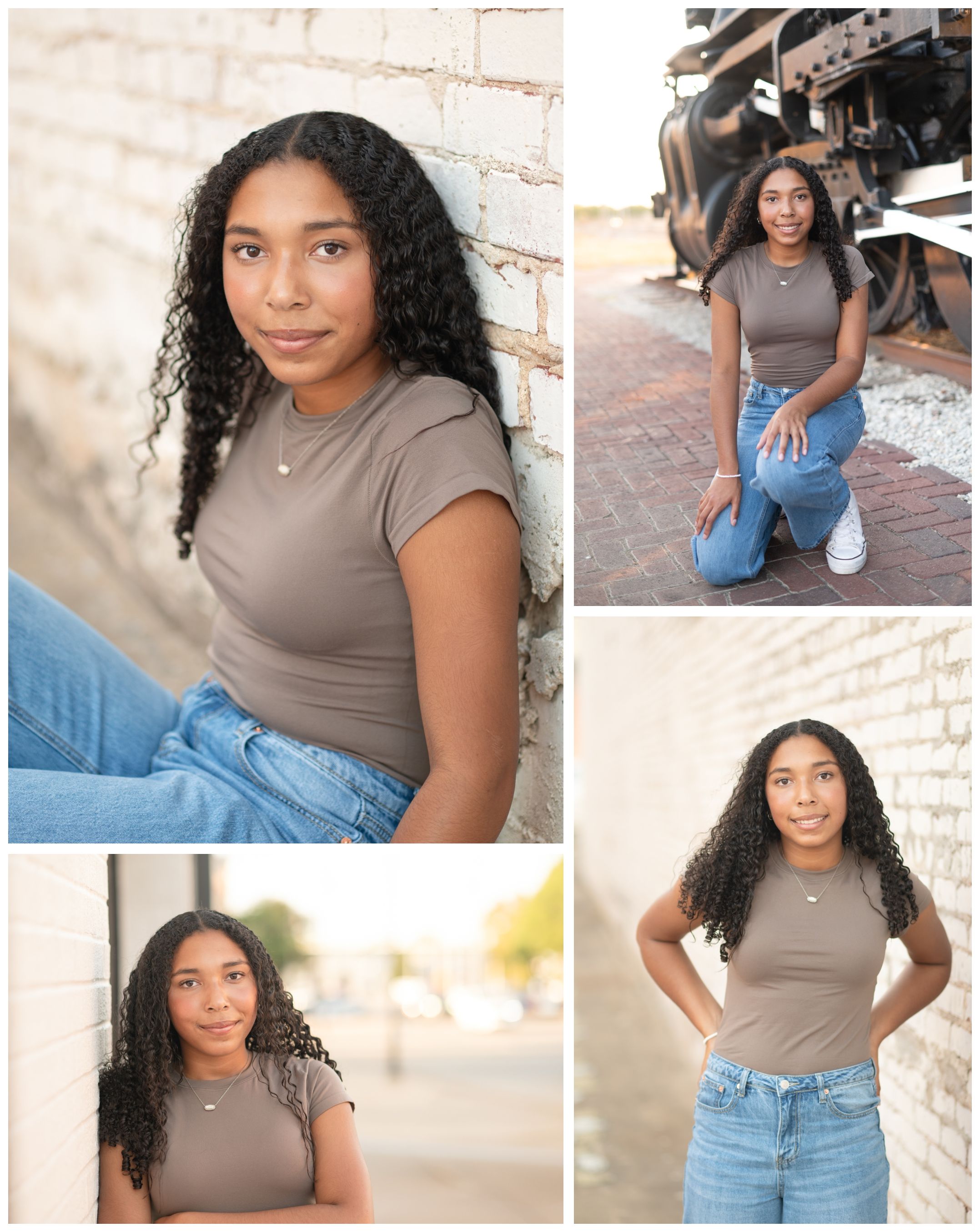 Group 8th Grade Milestone Mini Session in Downtown Bartlesville by Kristi Bray Photography