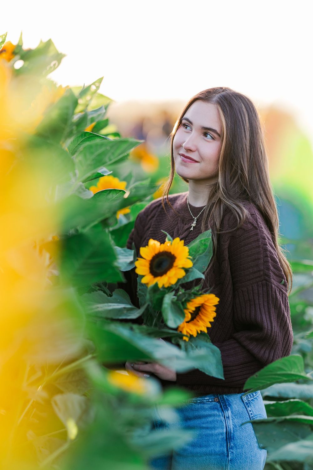 Senior portraits taken in Simi Valley with soft light