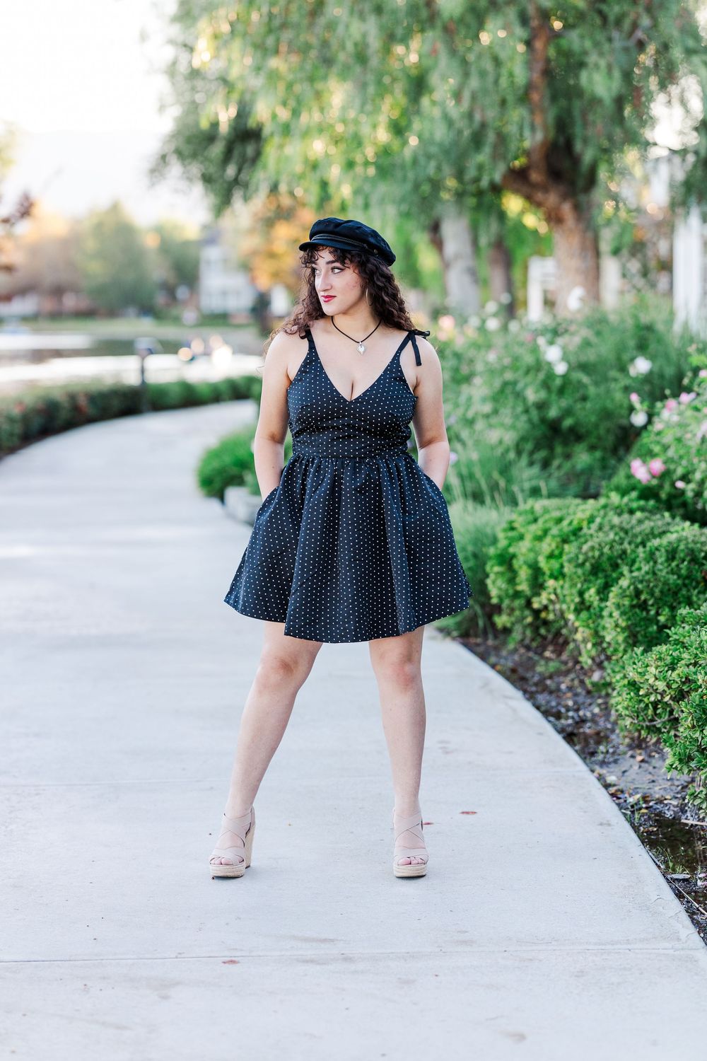 Senior photos in Simi Valley during golden hour