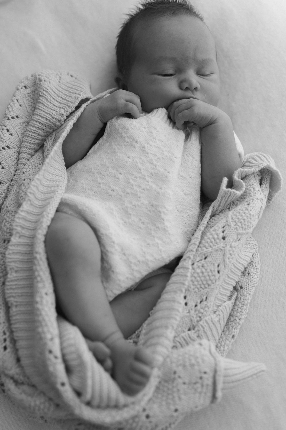 Lifestyle newborn photography in Glenview home studio on the Sunshine Coast.