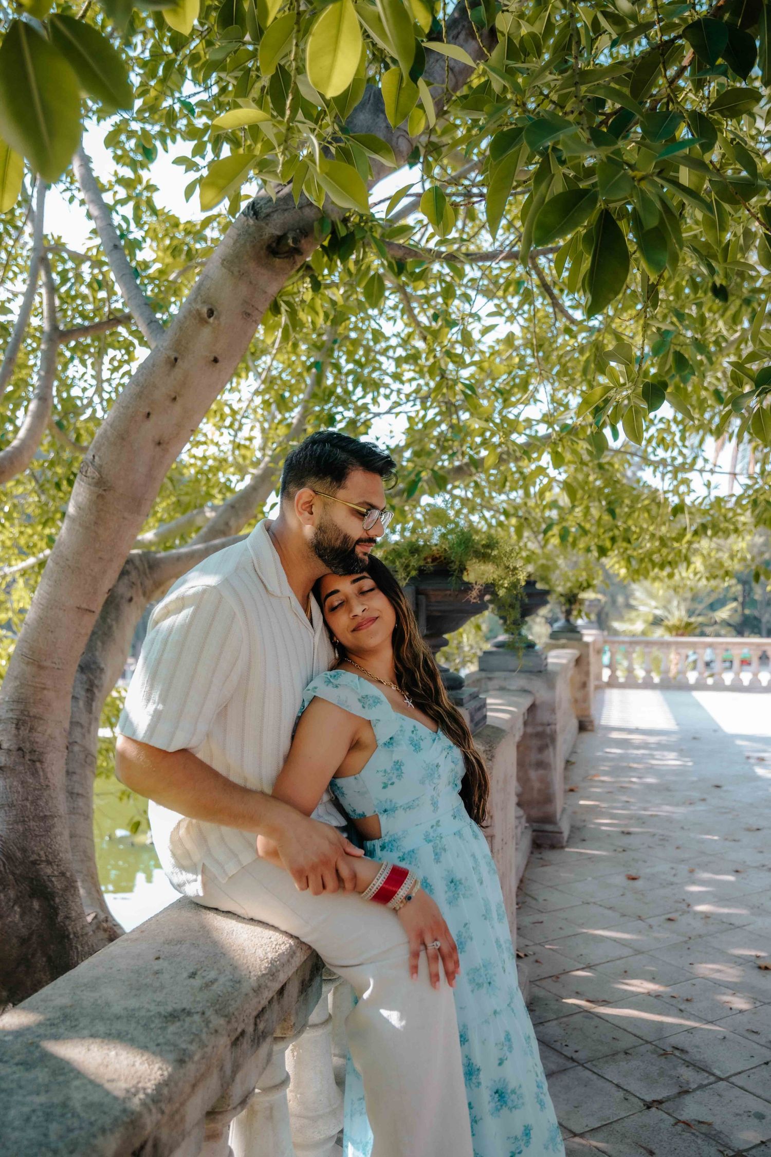 Romantic Barcelona morning photoshoot
