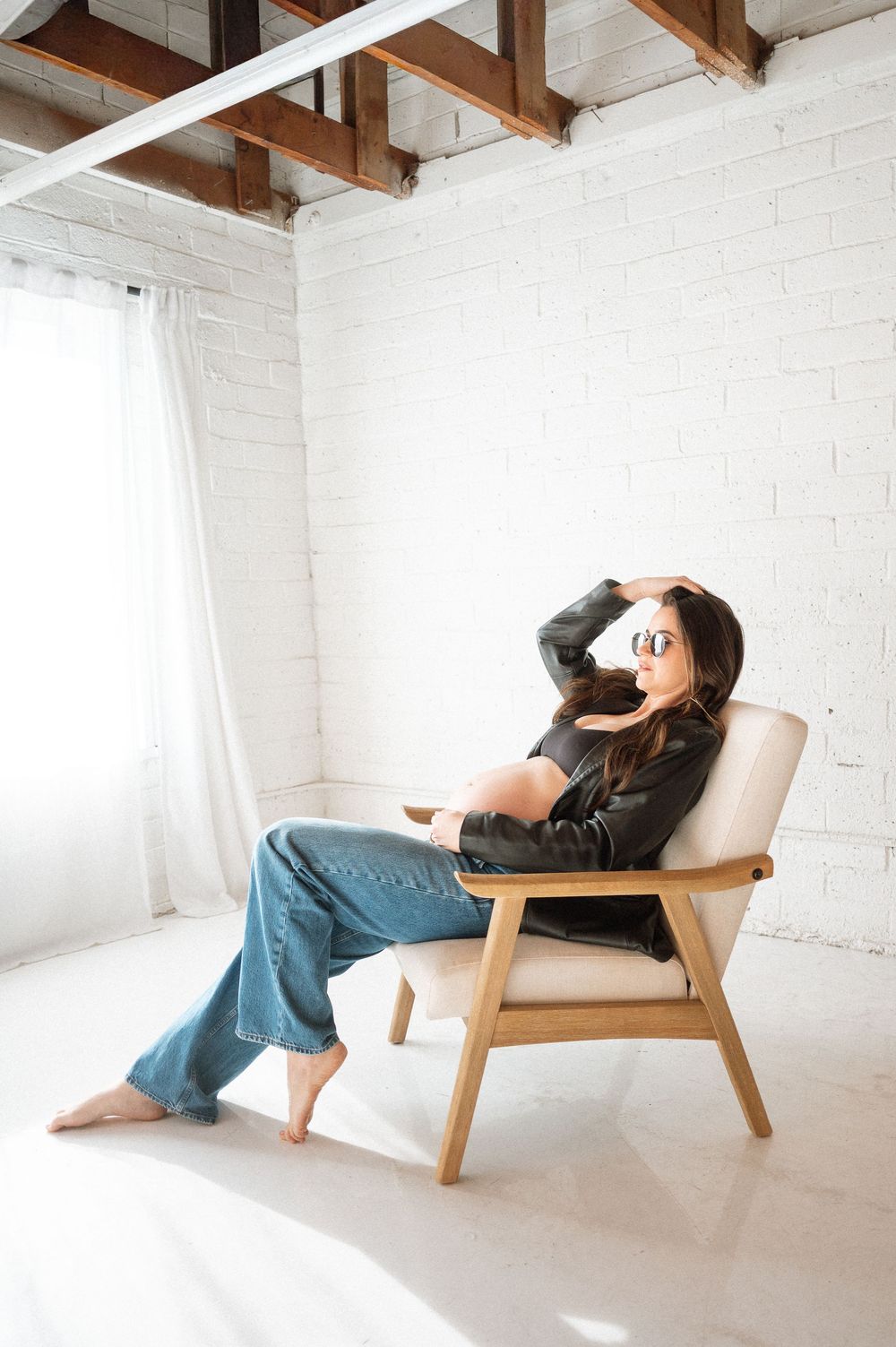 2026 Maternity Trends / Casual Maternity Looks / Fresno Motherhood Photographer / Oh Lovely Studio