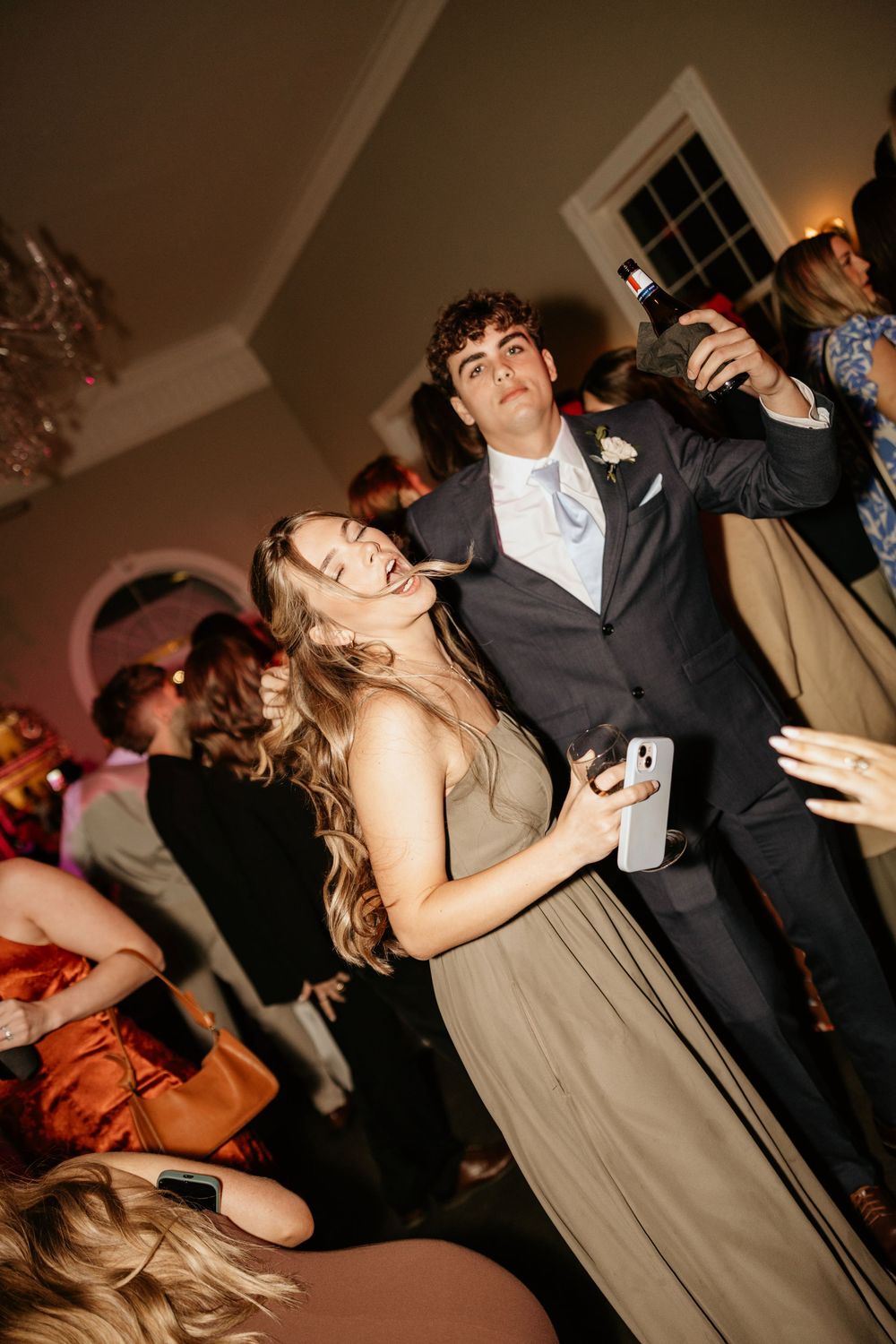 Wedding reception dance floor at Lillian Gardens in Newnan, Georgia