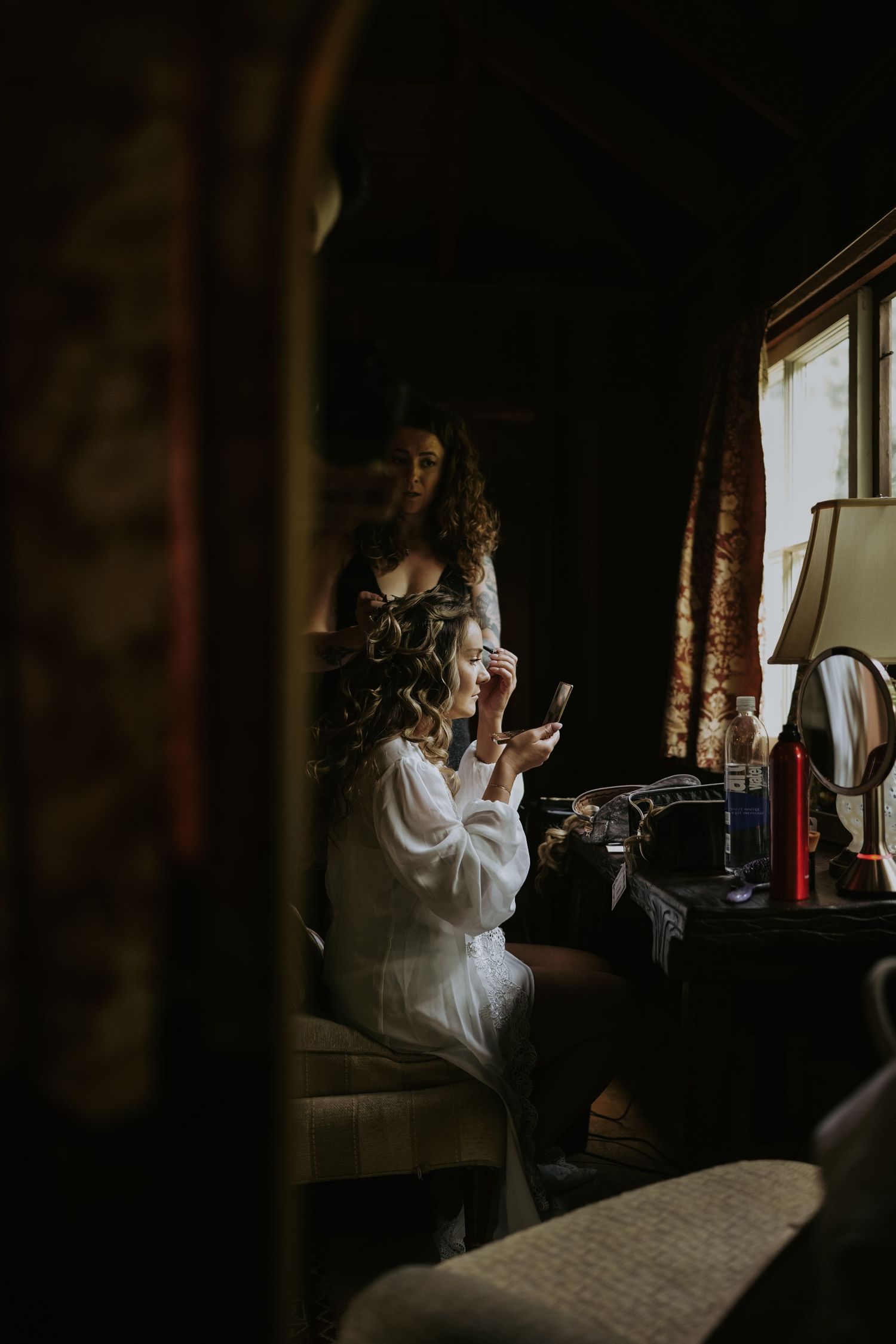 deetjens big sur wedding venues bride getting ready