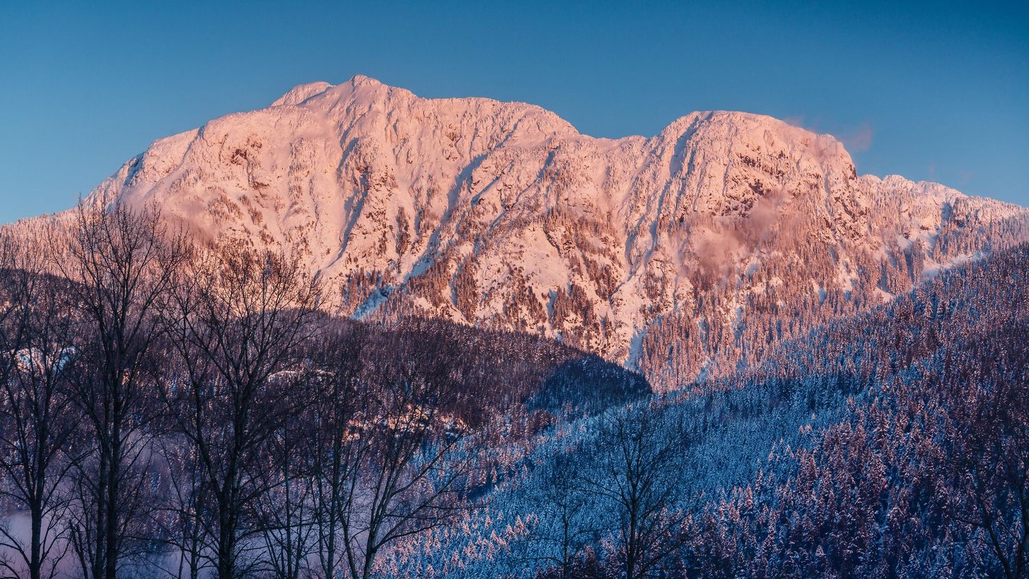 Pitt Lake, Pitt Meadows, Maple Ridge, Golden Ears Mountains, Mount Blanshard, British Columbia