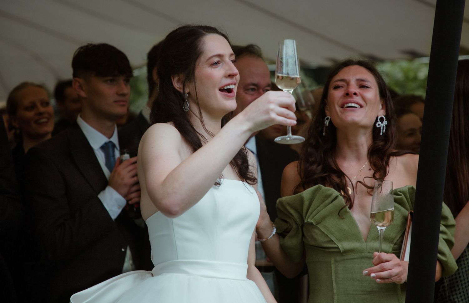 bride celebrations wedding day speeches love cheers congratulations candid storytelling photography