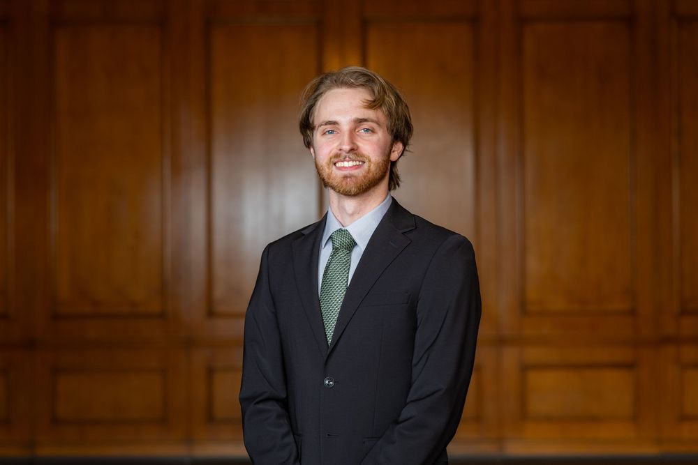 Professional headshot for LinkedIn in the Illini Union ballroom at UIUC